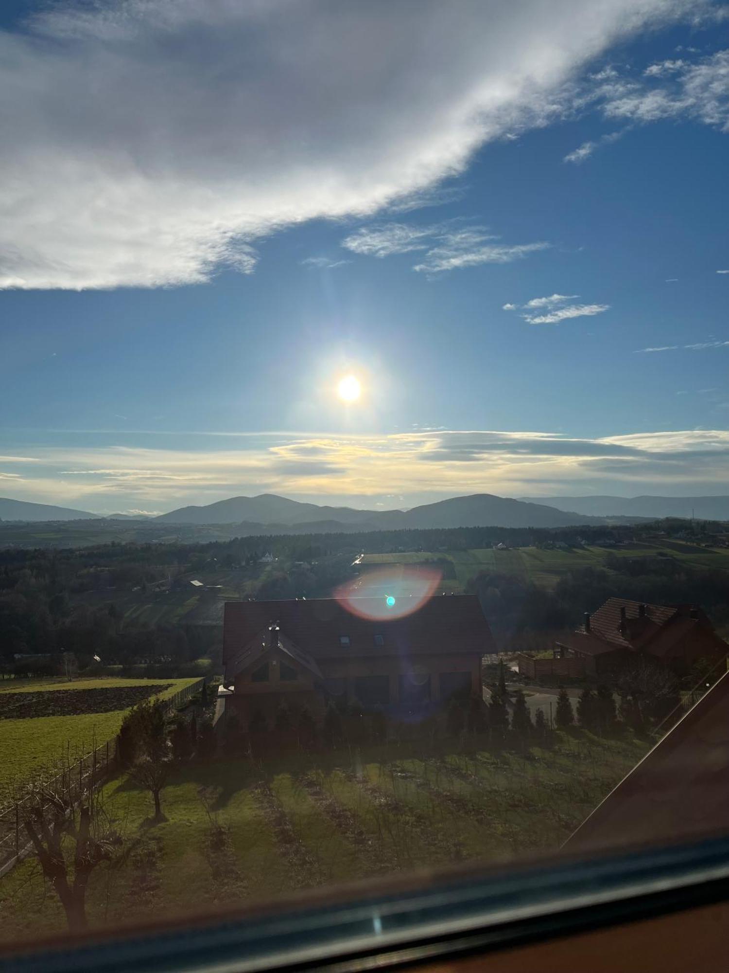 Fantastic View Vineyard Beskid Mountains Gruszow  Dış mekan fotoğraf